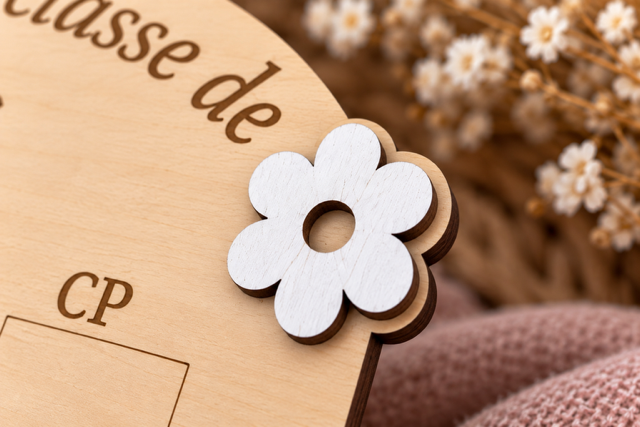 Cadre souvenir photos de classe en bois personnalisé – De la PS à la 3ème