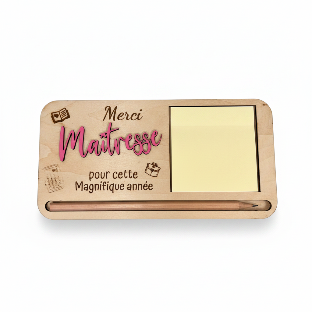 Support Post-it Maîtresse carré